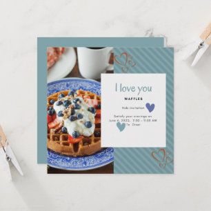 Ich Liebe dir ein wackeliges Herzklopfchen  Einladung