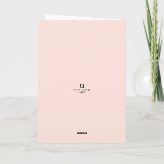 Ich Liebe dir eine Latte Kawaii Coffee Cup Valenti Karte (Rückseite)