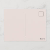 Ich Liebe dir eine Latte Postkarte (Rückseite)