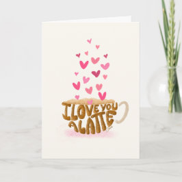 Ich Liebe dir eine Valentintagskarte Karte