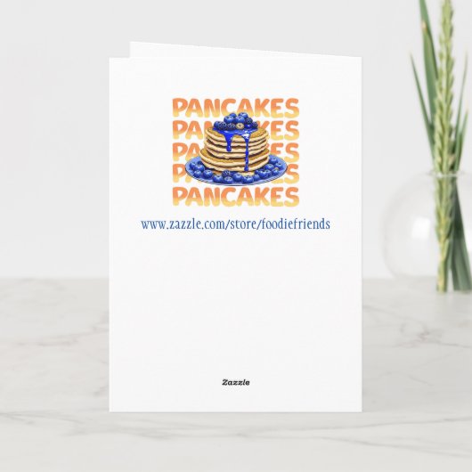 Ich Liebe dir eine Waffellote! Waffelpuppe Kokett Karte (Rückseite)