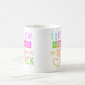 Ich Liebe dir einen Büschel und einen Peck Coffee  Kaffeetasse (Mittel)