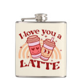 Ich Liebe dir einen Latein Flachmann (Vorderseite)