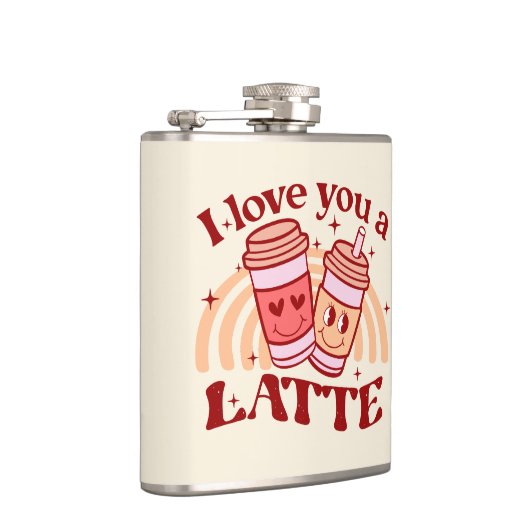 Ich Liebe dir einen Latein Flachmann (Rechts)