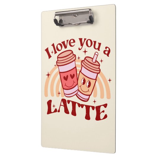 Ich Liebe dir einen Latein Klemmbrett (Links)