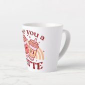 Ich Liebe dir einen Latein Milchtasse (Rechte Ecke)