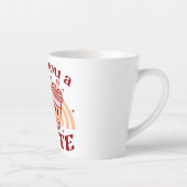 Ich Liebe dir einen Latein Milchtasse (Rechts)