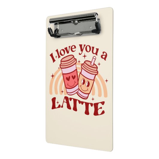 Ich Liebe dir einen Latein Mini Klemmbrett (Gewinkelt2)