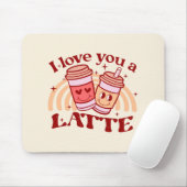 Ich Liebe dir einen Latein Mousepad (Mit Mouse)