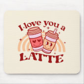 Ich Liebe dir einen Latein Mousepad (Vorne)