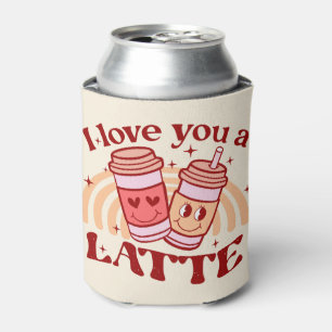 Ich Liebe dir einen Latein Niedlicher Kaffee-Pok Dosenkühler