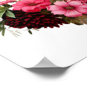 Ich Liebe dir einen Stall und einen Hahn Poster (Ecke)