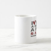 Ich Liebe dir einen Stall und einen Peck und umarm Kaffeetasse (Mittel)