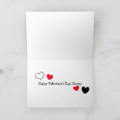 Ich Liebe dir einen Waffellot, einen glücklichen V Karte (Innenseite)