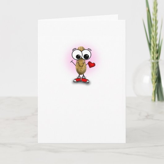 Ich Liebe dir Erdnuss Karte (Vorderseite)