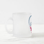 Ich Liebe dir Geschenk Mattglastasse (Links)