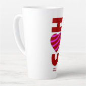 Ich Liebe dir große, neueste Tasse (Linke Ecke)