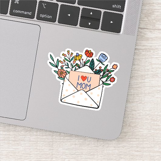 Ich Liebe dir Mama Aufkleber (Detail)