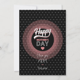 Ich Liebe dir Mama Einladung