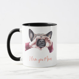 "Ich Liebe dir Mama!" Hunde-Mama Tasse