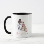 "Ich Liebe dir Mama!" Hunde-Mama Tasse (Links)
