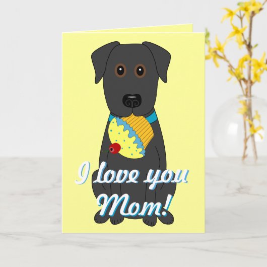 Ich Liebe dir Mama! Karte (Gelbe Blume)