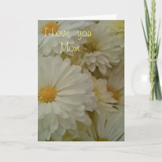Ich Liebe dir Mama Karte (Vorderseite)