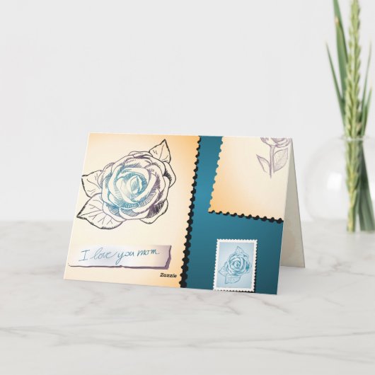 Ich Liebe dir Mama, Karte (Rückseite)