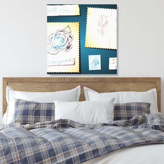 Ich Liebe dir Mama, Leinwand (Insitu (Schlafzimmer))