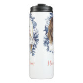 "Ich Liebe dir Mama!" Mutter und Hund Thermosbecher (Vorderseite)