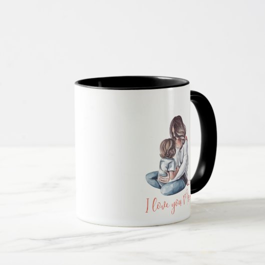 "Ich Liebe dir Mama!" Mutter und Kind Tasse (VorderseiteRechts)
