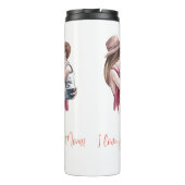 "Ich Liebe dir Mama!" Mutter und Kind Thermosbecher (Rückseite)