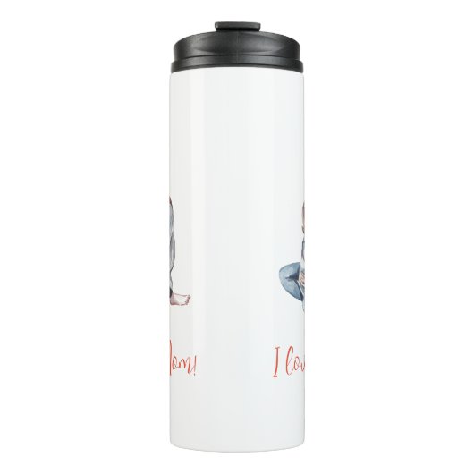 "Ich Liebe dir Mama!" Mutter und Kind Thermosbecher (Vorderseite)