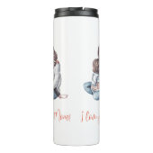 "Ich Liebe dir Mama!" Mutter und Kind Thermosbecher (Rückseite)