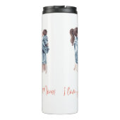 "Ich Liebe dir Mama!" Mutter und Kind Thermosbecher (Rückseite)
