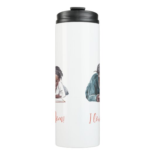 "Ich Liebe dir Mama!" Mutter und Kind Thermosbecher (Vorderseite)