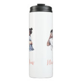 "Ich Liebe dir Mama!" Mutter und Kind Thermosbecher (Vorderseite)