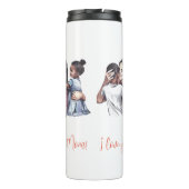 "Ich Liebe dir Mama!" Mutter und Kind Thermosbecher (Rückseite)