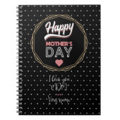 Ich Liebe dir Mama Notizblock (Vorderseite)