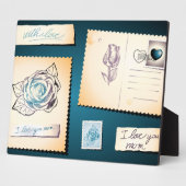 Ich Liebe dir Mama, Plakette. Fotoplatte (Seite)