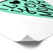 Ich Liebe dir Mama Poster (Ecke)