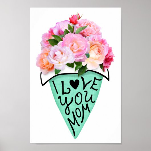 Ich Liebe dir Mama Poster (Vorne)