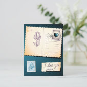 Ich Liebe dir Mama, Postkarte (Stehend Vorderseite)