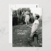 Ich Liebe dir Mama Postkarte (Vorne/Hinten)
