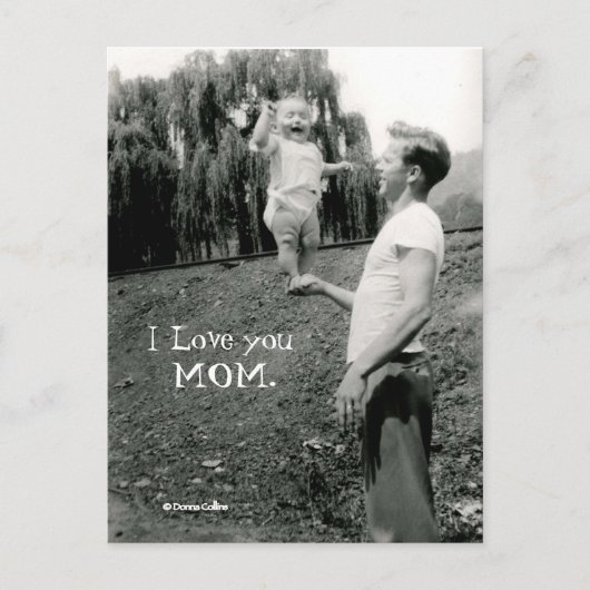 Ich Liebe dir Mama Postkarte (Vorderseite)
