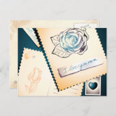 Ich Liebe dir Mama, Postkarte. Postkarte (Vorne/Hinten)