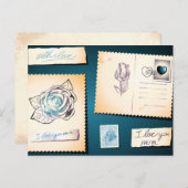 Ich Liebe dir Mama, Postkarte. Postkarte (Vorne/Hinten)