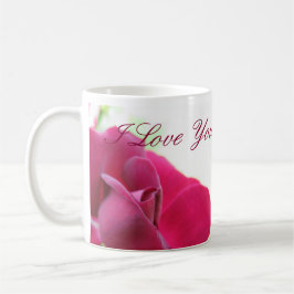 Ich Liebe dir Mama Soft Pink Rose Kaffeetasse