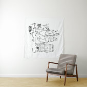 Ich Liebe dir Mama! T-Shirt Wandteppich (Beispiel (Horizontal))