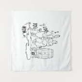 Ich Liebe dir Mama! T-Shirt Wandteppich (Vorderseite (Horizontal))